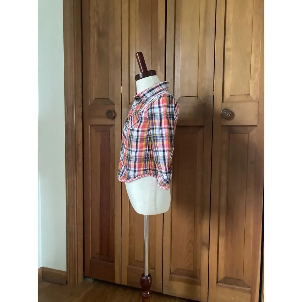 OshKosh Flannel Plaid Shirt, Size 3T
